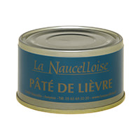 Can of hare pâté 25% 125 gr