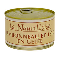 Can of jambonneau (ham hock) & brawn 400 gr
