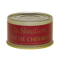 Boîte de pâté de chevreuil 25% 125 gr