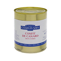 Can of duck confit, 2 legs 765 gr