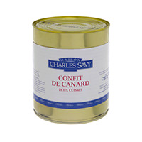 Boîte de confit de canard 2 cuisses 765 gr