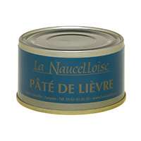 Boîte de pâté de lièvre 25% 125 gr