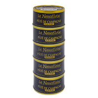 Set of 5 cans of farmhouse pâté 125g