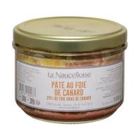 Can of duck liver pâté (20% foie gras) 180 gr