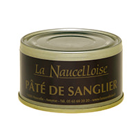 Can of boar pâté 25% 125 gr