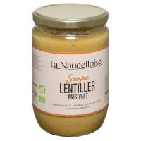 Soupe lentilles jaunes anis vert 2 parts