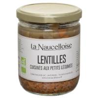 Lentilles vertes cuisinées aux petits légumes - 1 à 2 parts