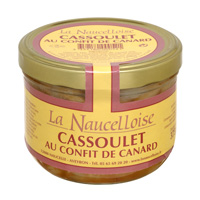 Jar of duck confit cassoulet 380gr