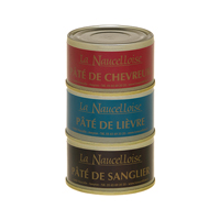 Set of 3 cans of farmhouse game pate 125g Set of 3 cans of farmhouse game pate 125g