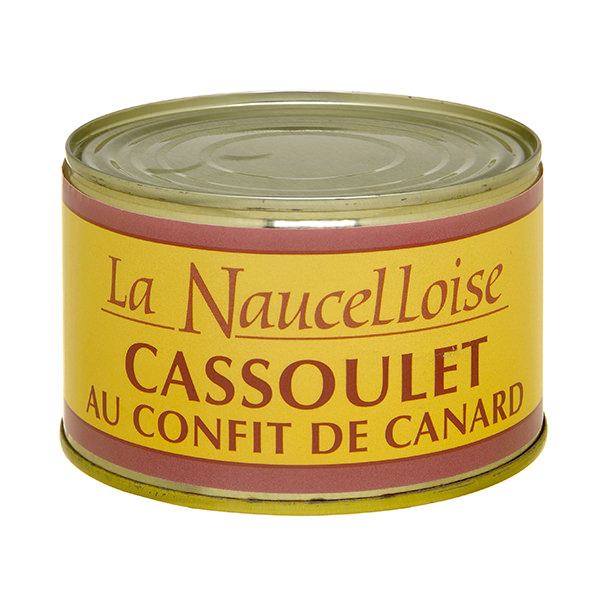 Boîte de cassoulet aux manchons de canard 420 gr de la gamme Spécialités de notre région