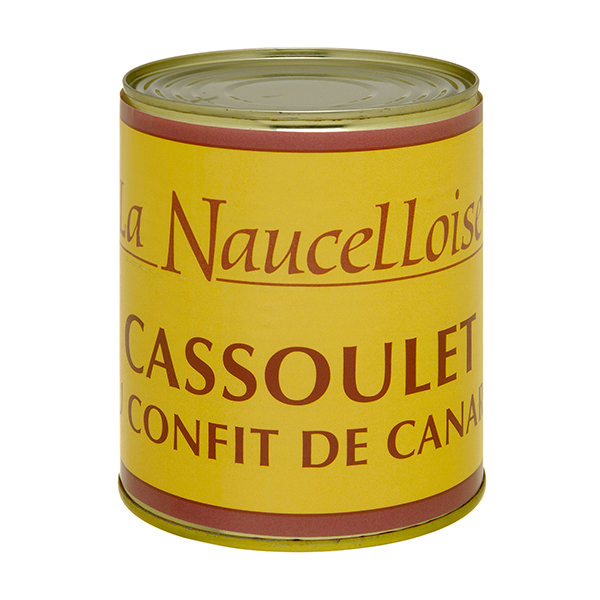 Boîte de cassoulet aux manchons de canard 840 gr de la gamme Spécialités de notre région