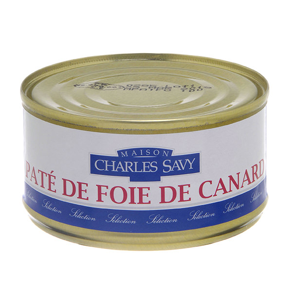 Can of duck liver pâté (20% foie gras) 180 gr